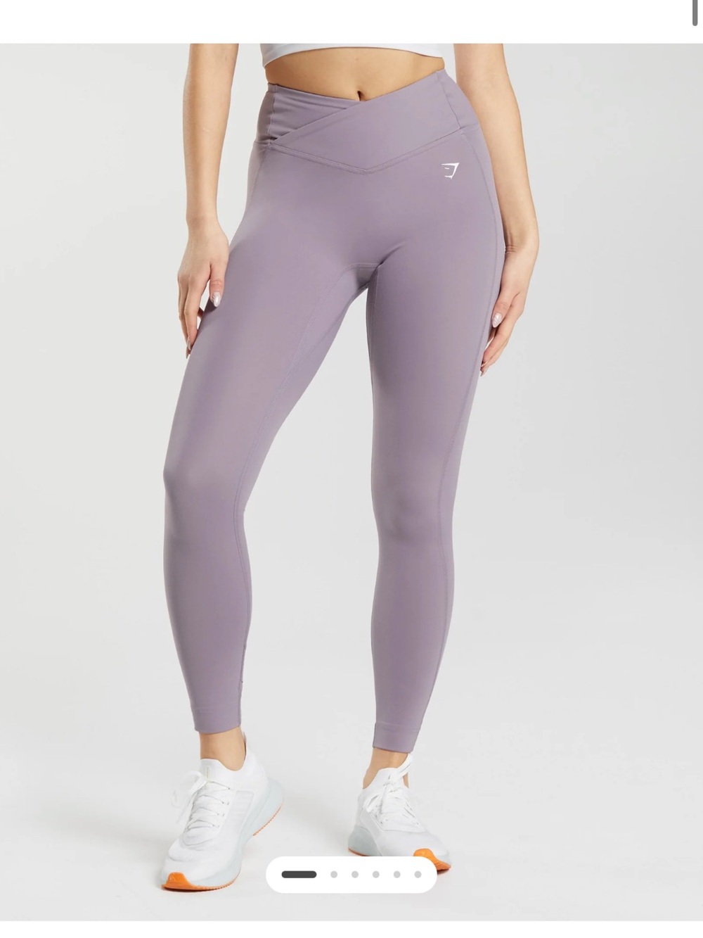 Gymshark Women's High Waisted Leggings Lavender Purple XL